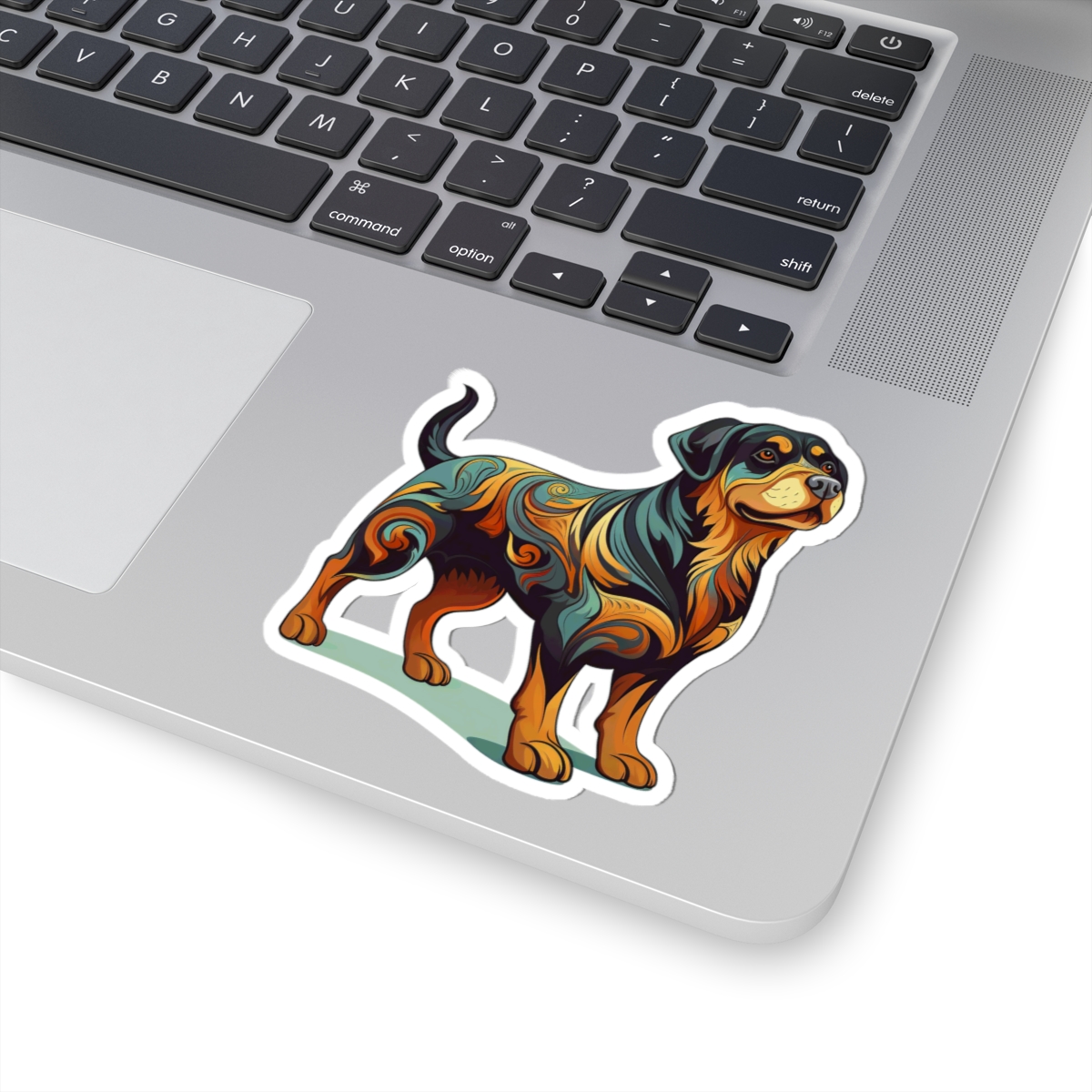 Art Nouveau Rottweiler - Sticker - context