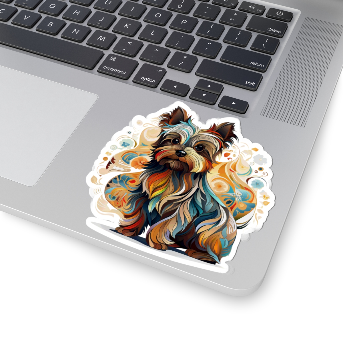 Art Nouveau Yorkshire Terrier - Sticker - context
