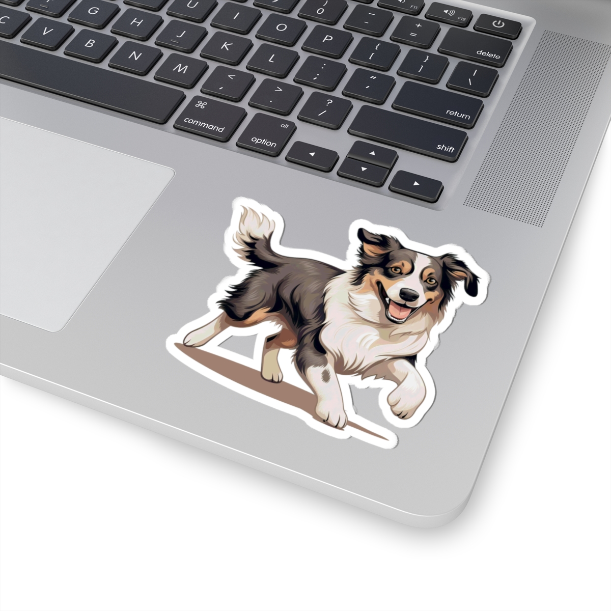 Playful Puppers Australian Shepherd - Sticker - context