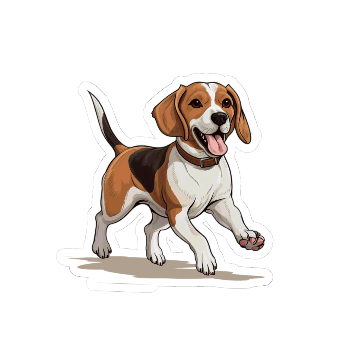 Playful Puppers Beagle - Sticker