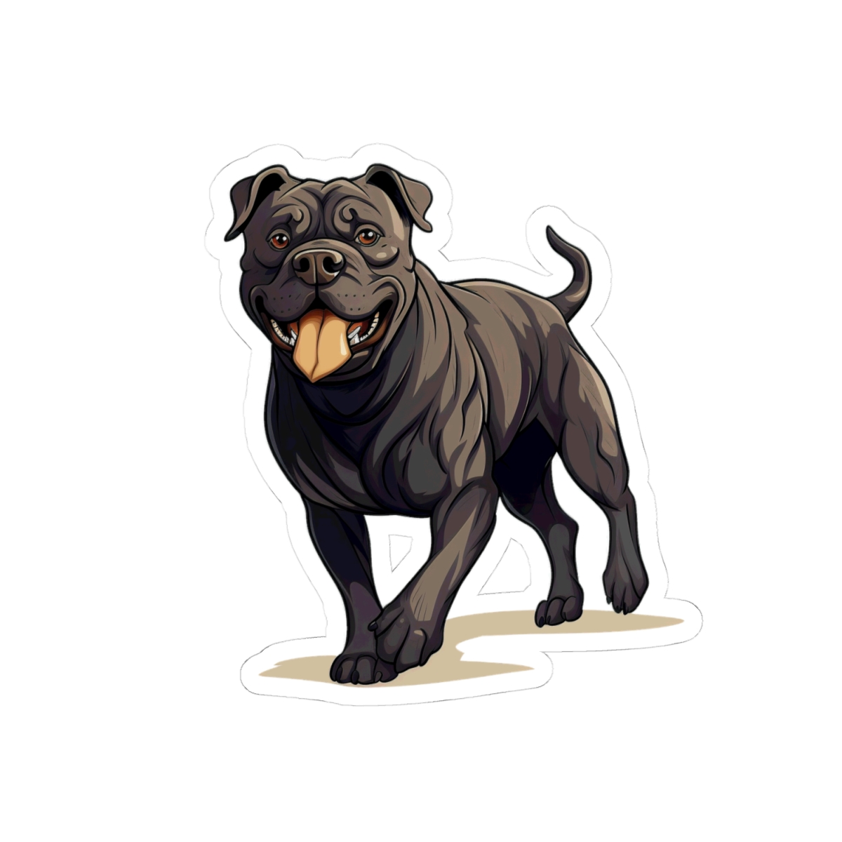 Playful Puppers Cane Corso - Sticker