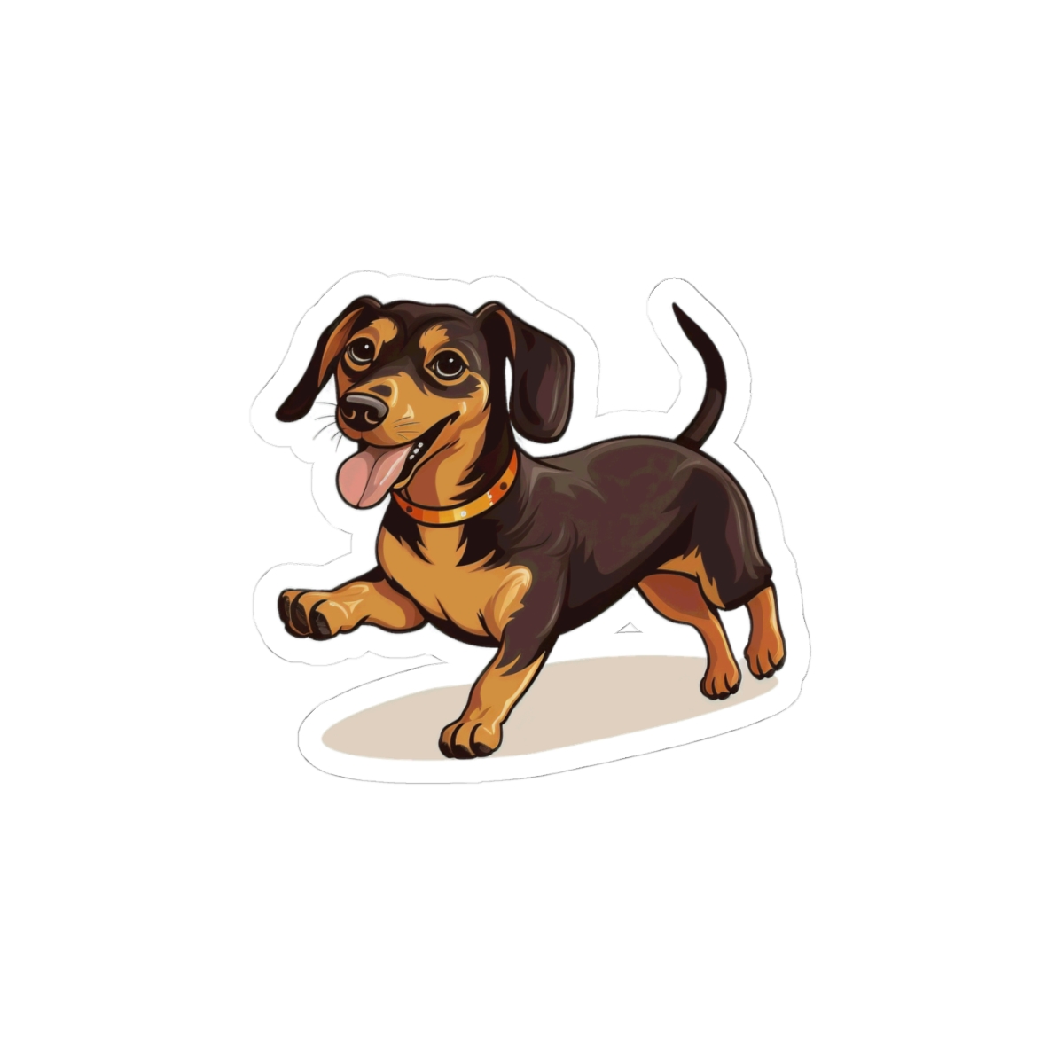 Playful Puppers Dachshund - Sticker