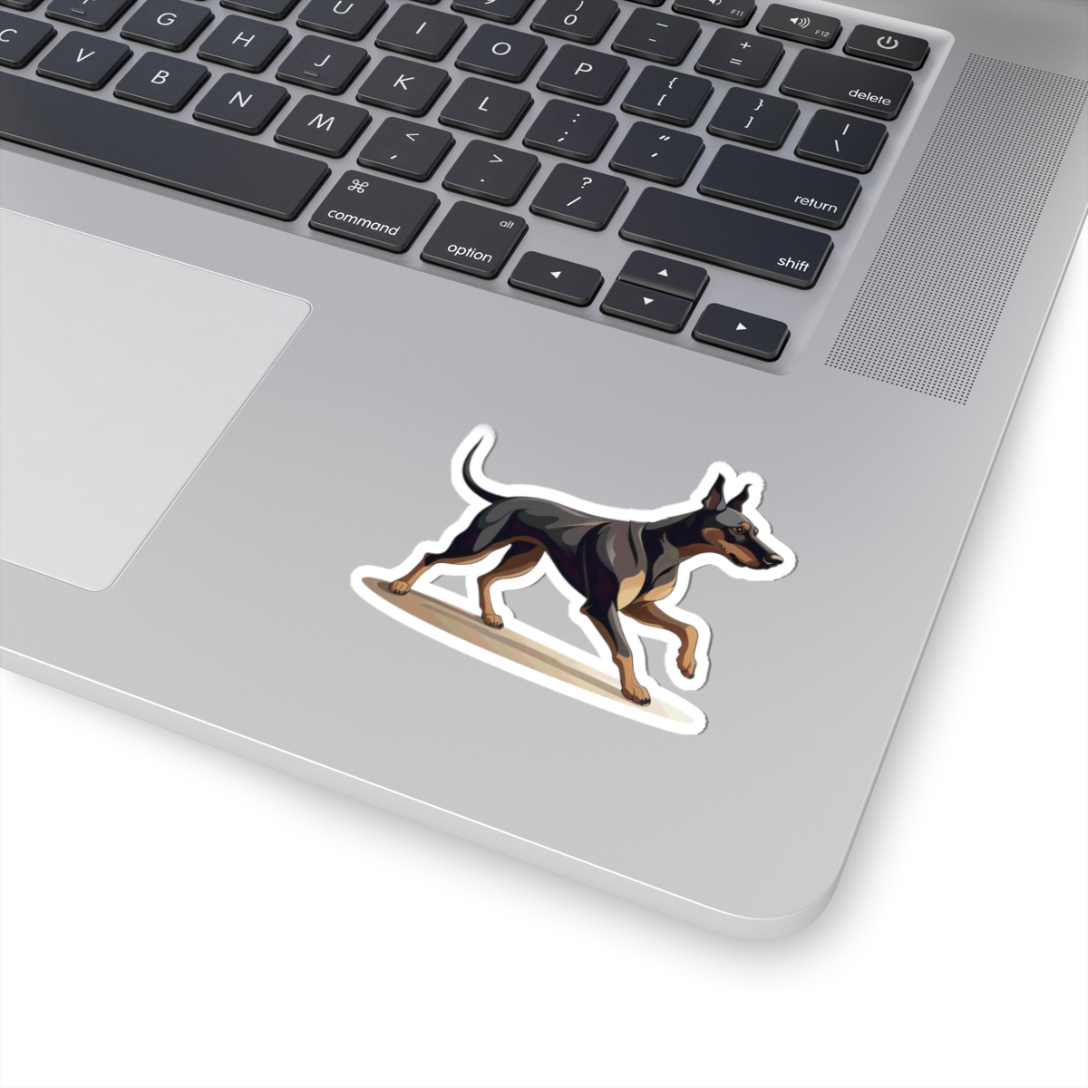 Playful Puppers Doberman - Sticker - context