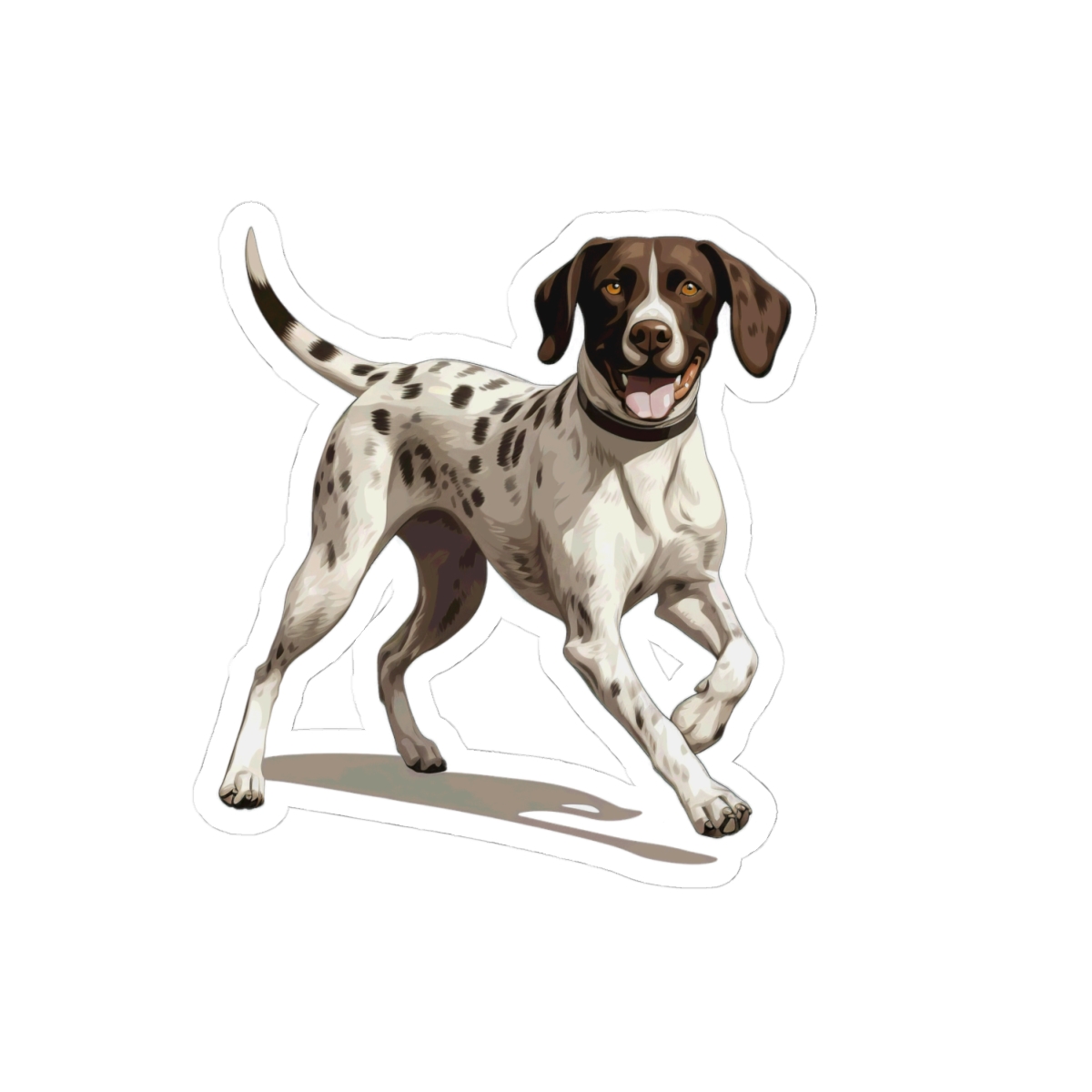 Playful Puppers German Shorthaired Pointer - Sticker