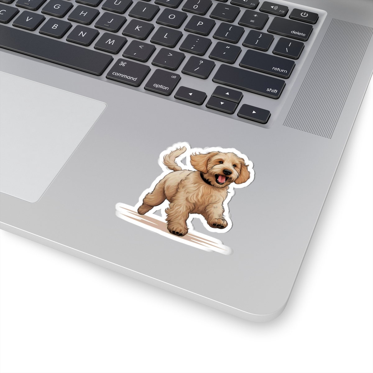 Playful Puppers Goldendoodle - Sticker - context