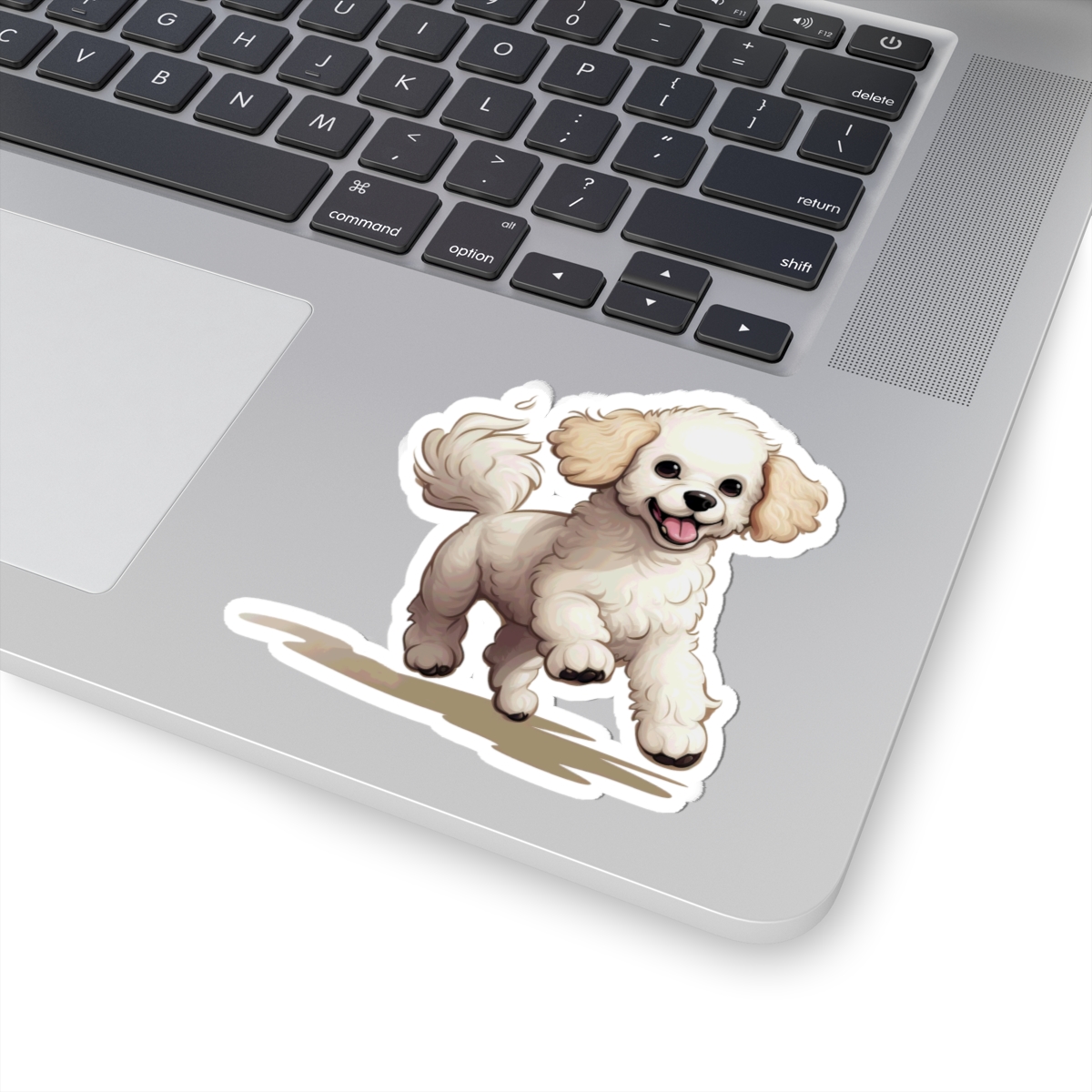Playful Puppers Poodle - Sticker - context