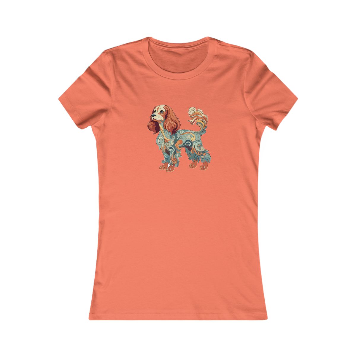 Art Nouveau Cavalier King Charles - Women's Tee