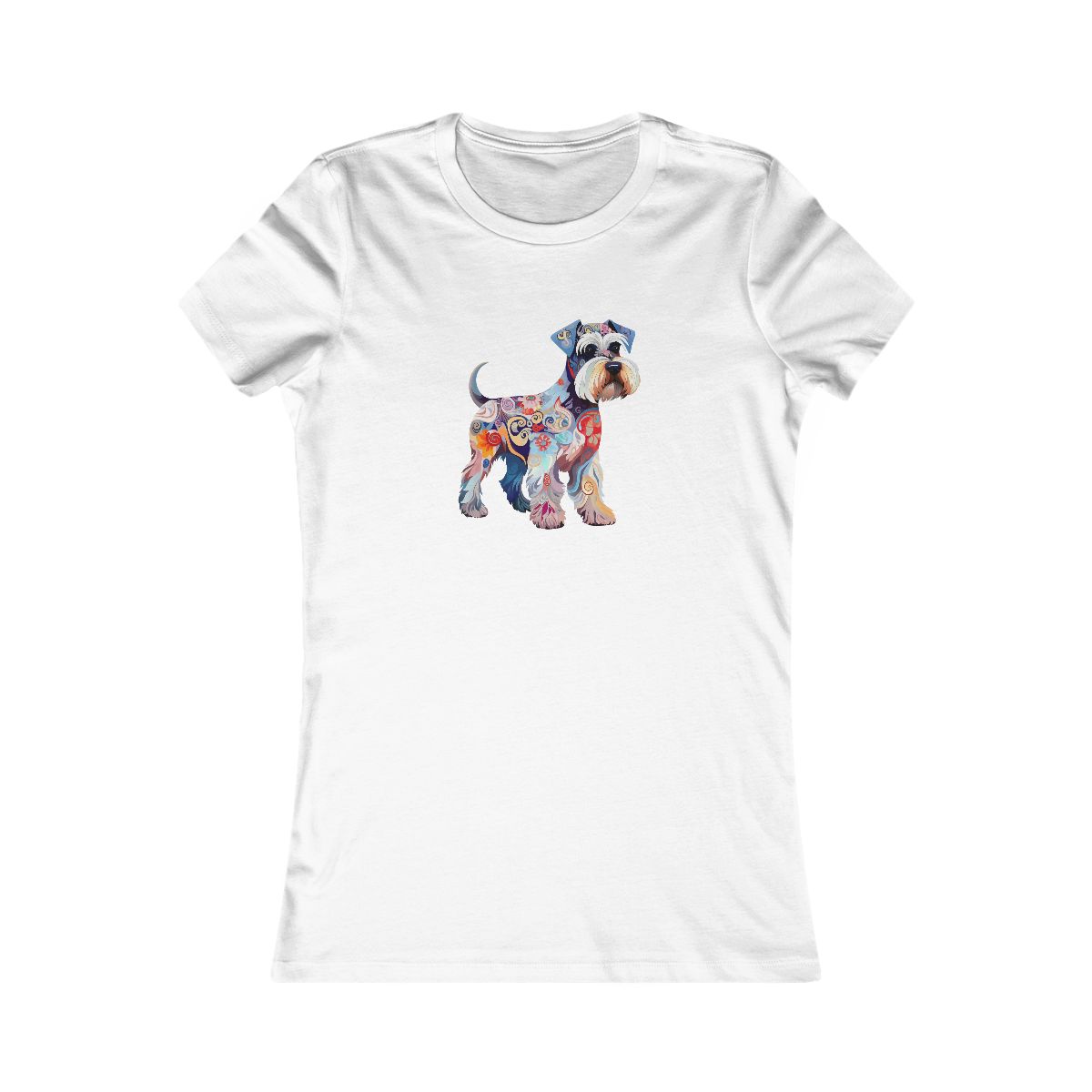Art Nouveau Miniature Schnauzer - Women's Tee